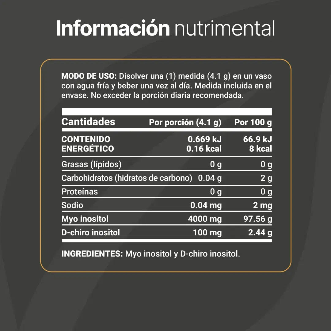 B Life Myo & D-Chiro Inositol En Polvo