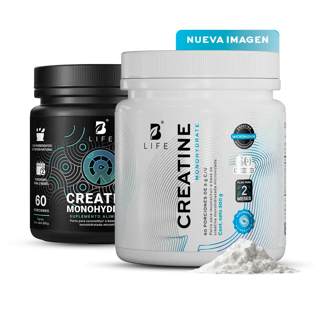 B Life Creatina Monohidratada En Polvo 60 Porciones