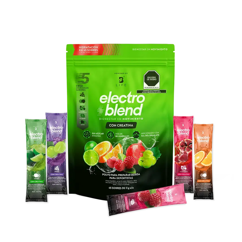 B Life Electrolitos con Creatina 45 Sobres