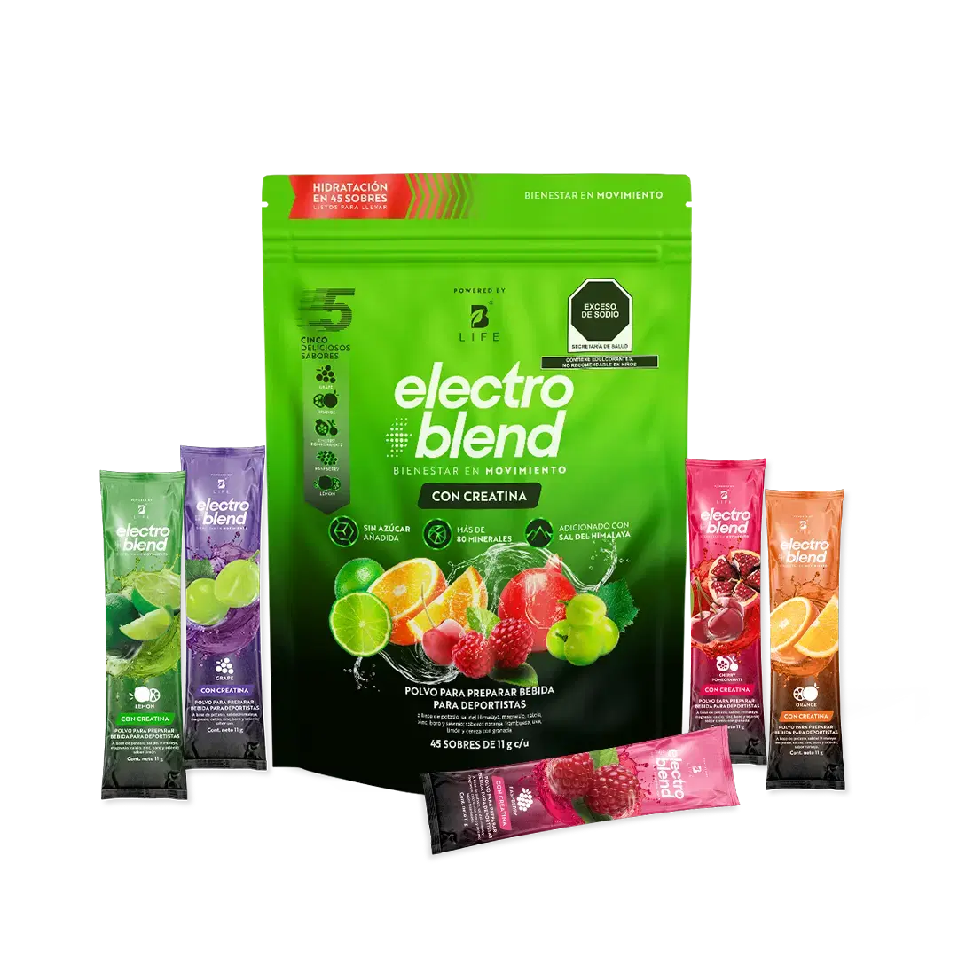 B Life Electrolitos con Creatina 45 Sobres