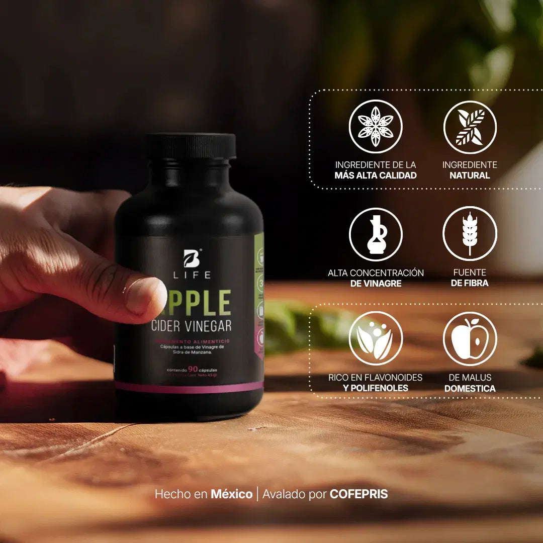 B Life Apple Cider Vinegar 90 Cápsulas