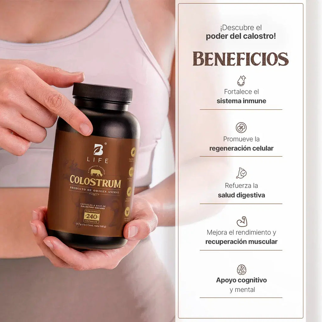 B Life Calostrum 240 Cápsulas