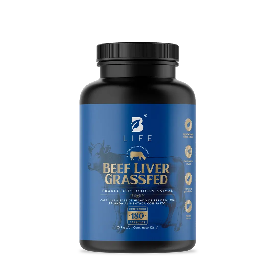 B Life Beef Liver Grassfed 180 Cápsulas