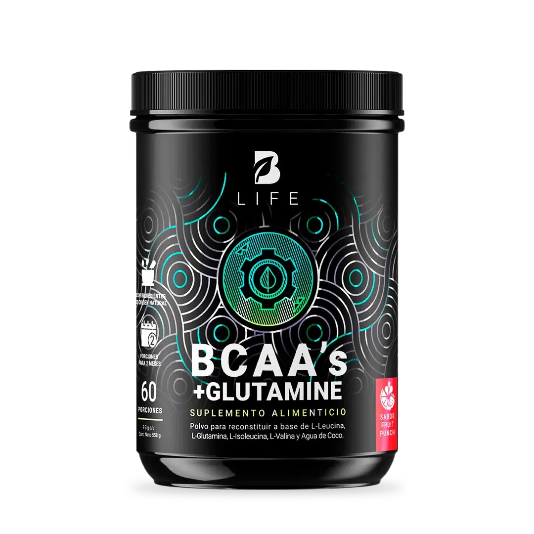 B Life BCAAs + Glutamine Sabor Fruit Punch