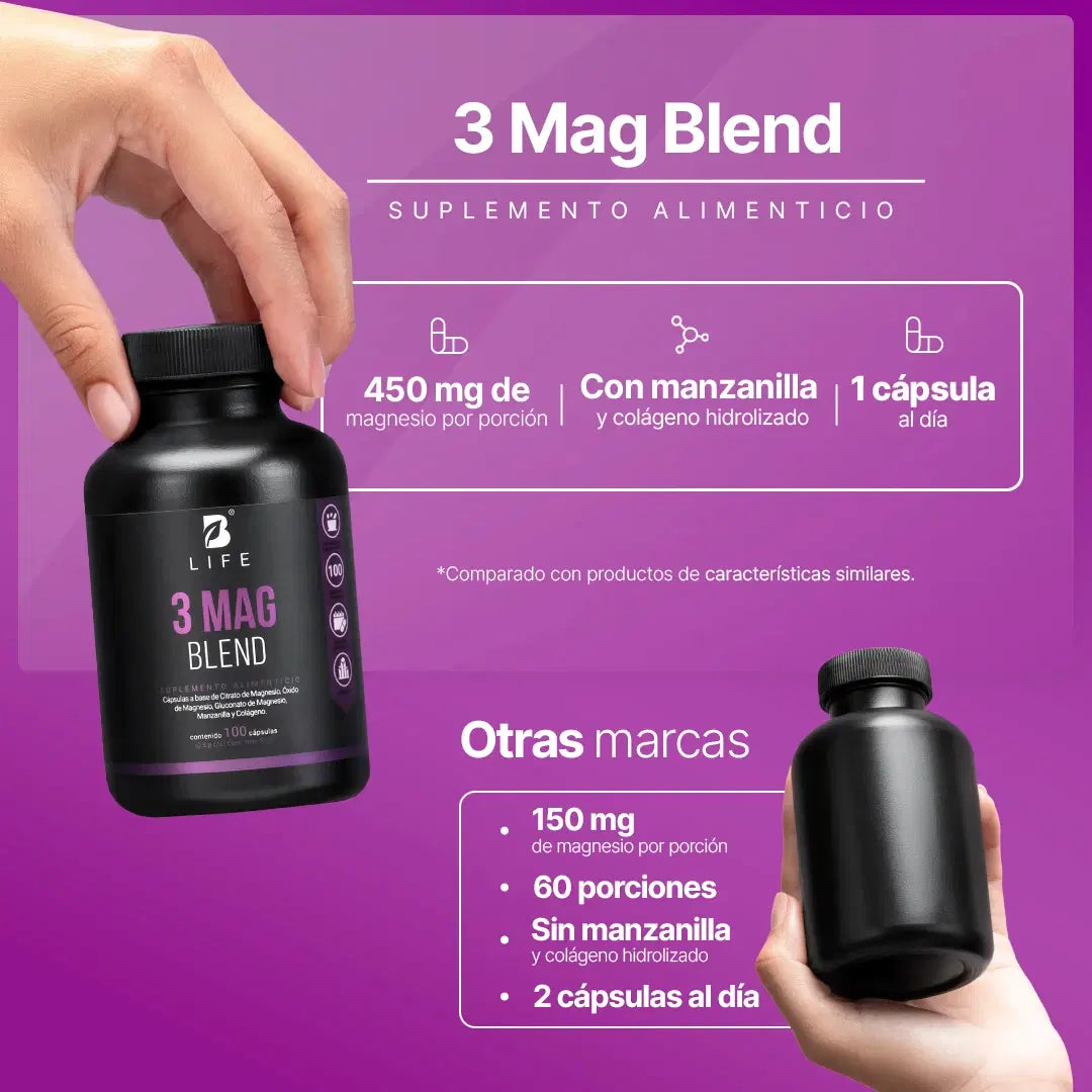 B Life 3 Mag Blend 100 Cápsulas