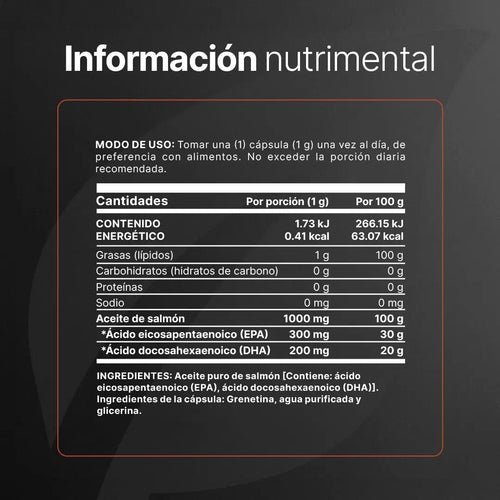 B Life Omega 3 Aceite de Salmon 90 Cápsulas