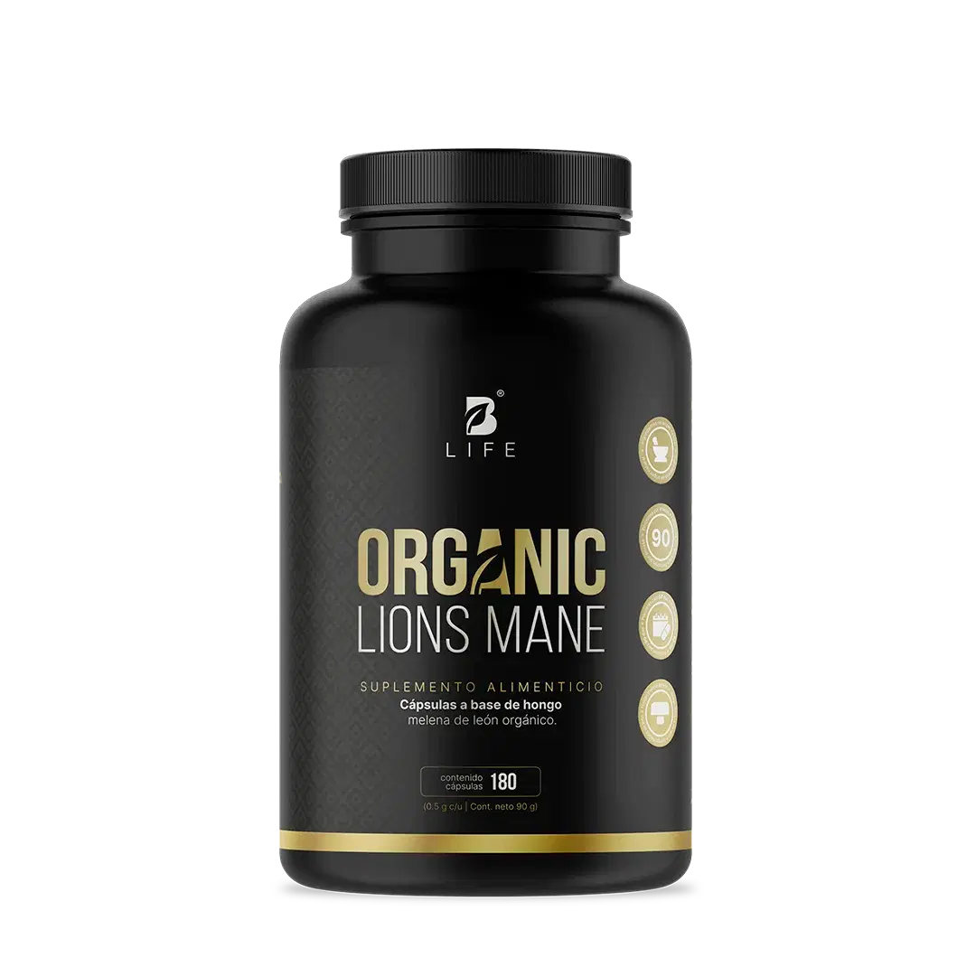 B Life Hongo Melena de León Organico 180 Cápsulas