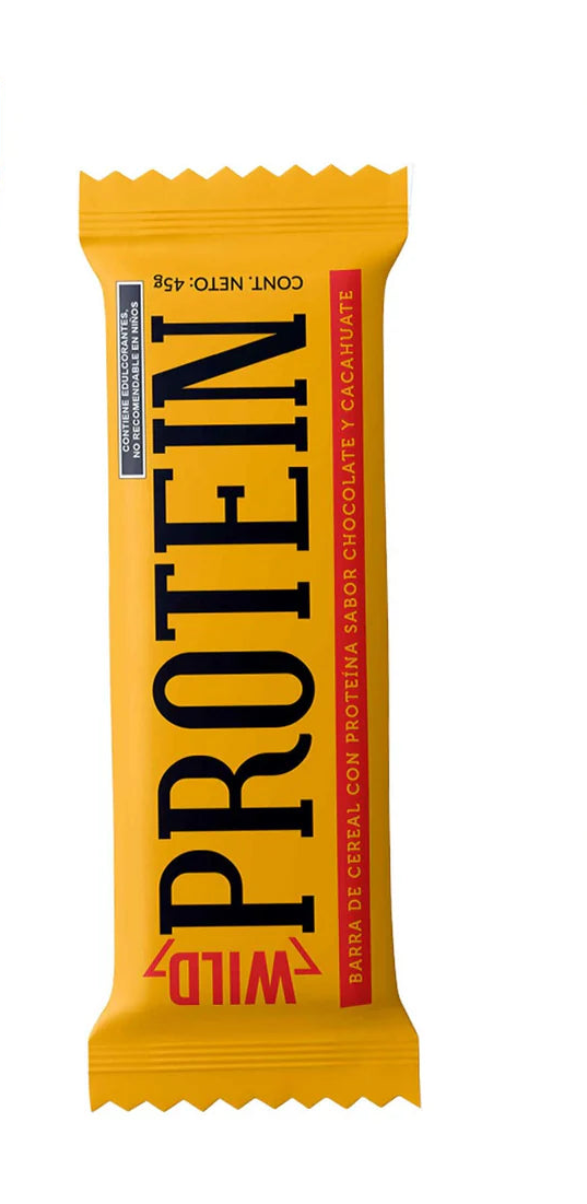 Barra de Proteína Sabor Chocolate y Cacahuate