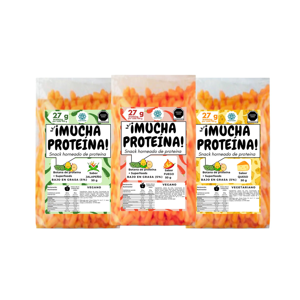 Botanas ¡Mucha Proteína!