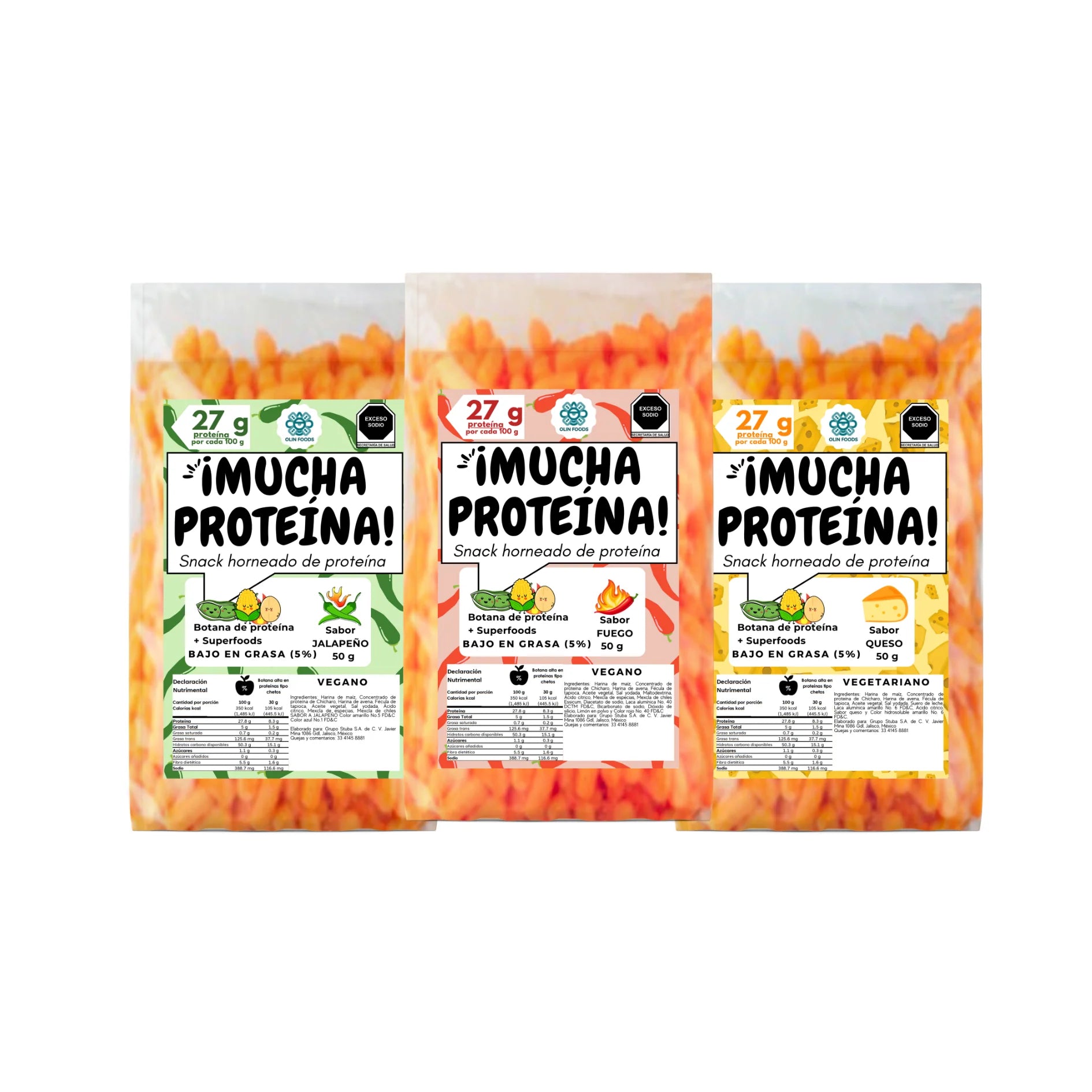 Botanas ¡Mucha Proteína!