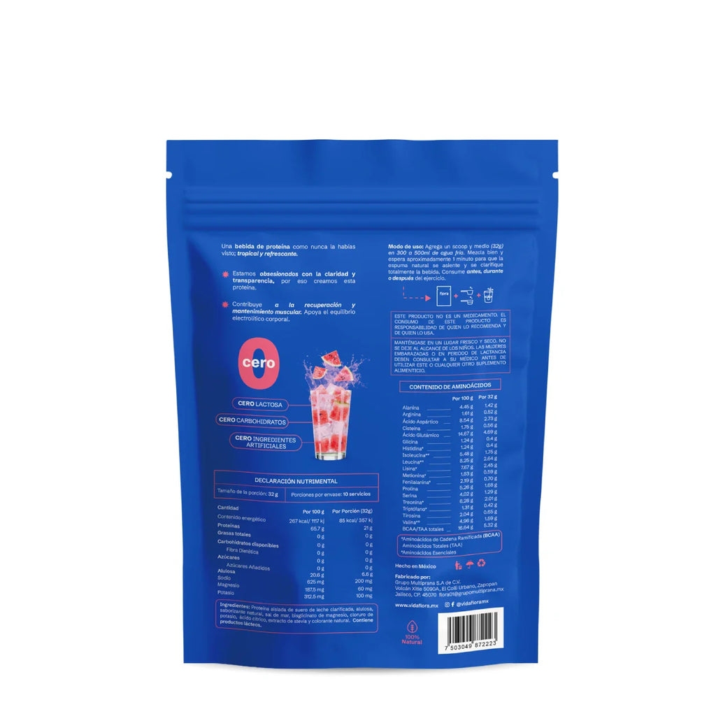 Flora Protein Water Sabor Sandía
