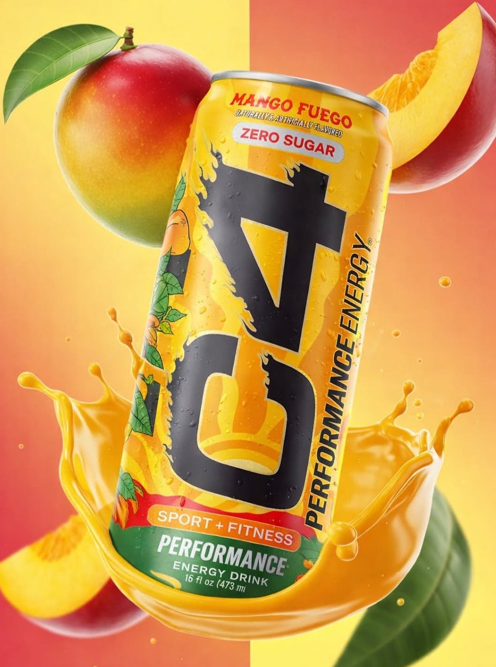 Cellucor C4 Bebida Energética - Mango Fuego - Pack c/8pzas