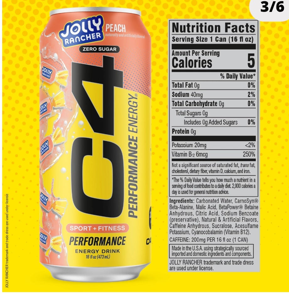 Cellucor C4 Bebida Energética - Orange creamsicle - Pack c/8pzas