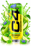 Cellucor C4 Bebida Energética - Peach JOLLY RANCHER GREEN APPLE - Pack c/8 pzas
