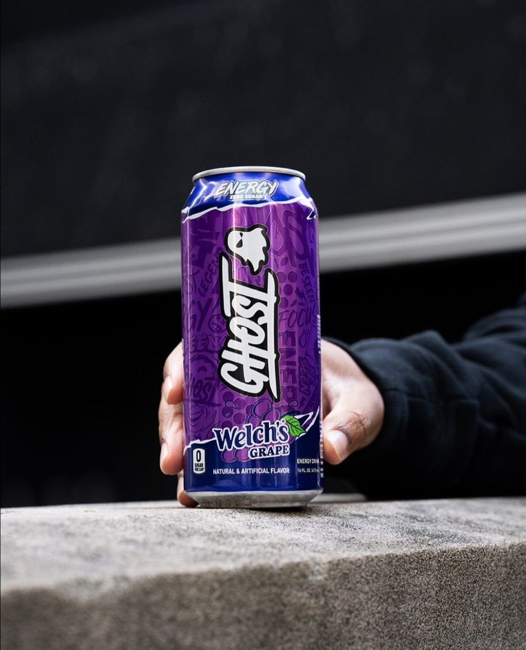 Ghost Energy sabor Welchs Grape - Pack c/8pzas
