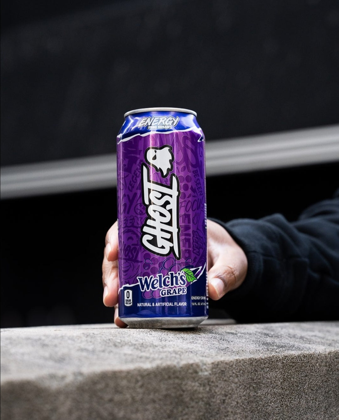 Ghost Energy sabor Welchs Grape - Pack c/8pzas