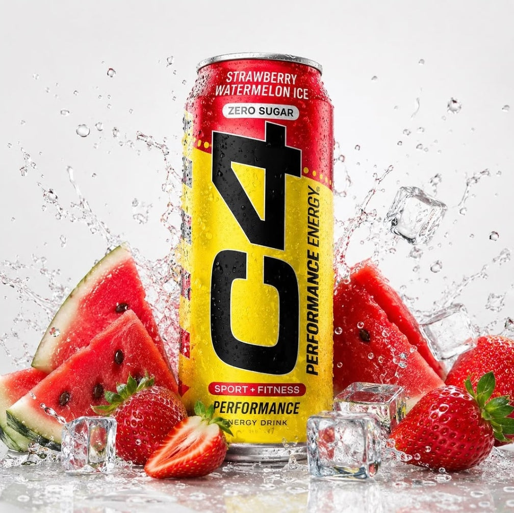 Cellucor C4 Bebida Energética - Strawberry Watermelon Ice - Pack c/8pzas
