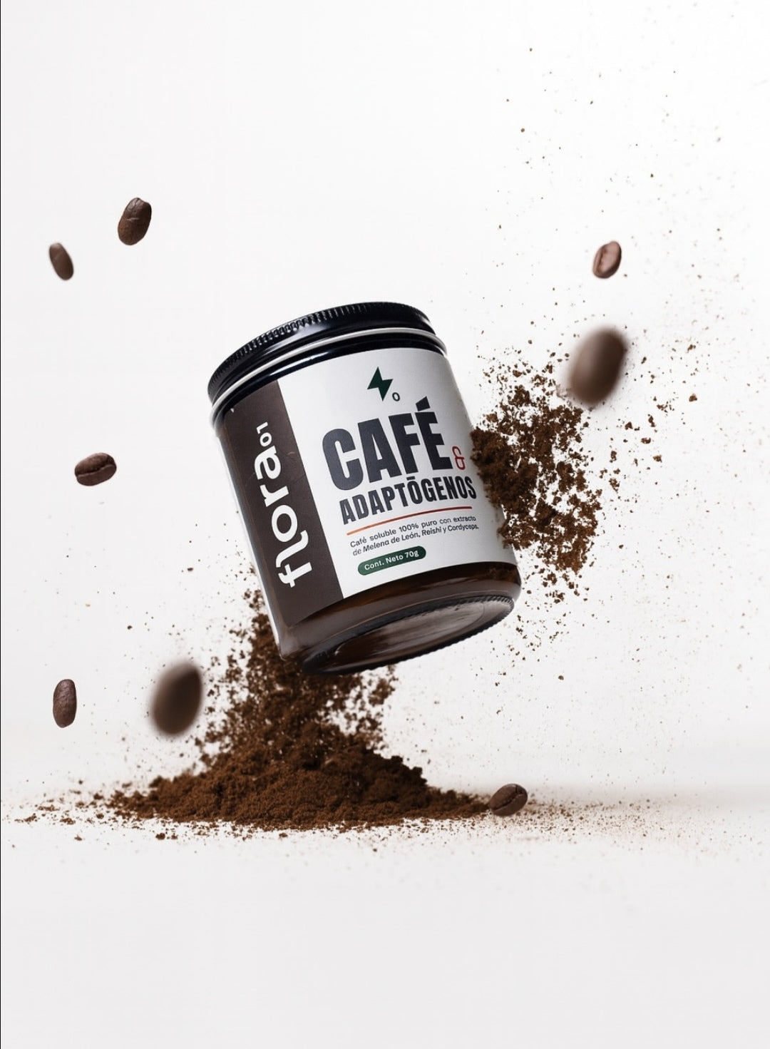 Flora Café con Adaptógenos