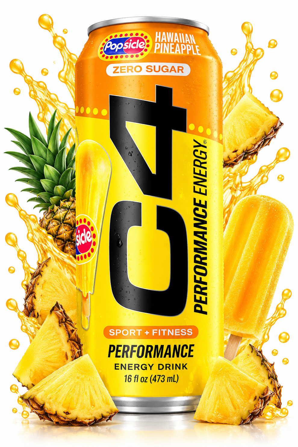 Cellucor C4 Bebida Energética - Hawaiian Pineapple - Pack c/8pzas