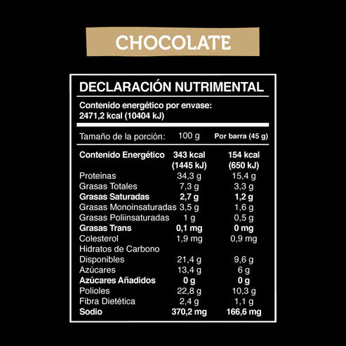 Barra de Proteína Sabor Chocolate