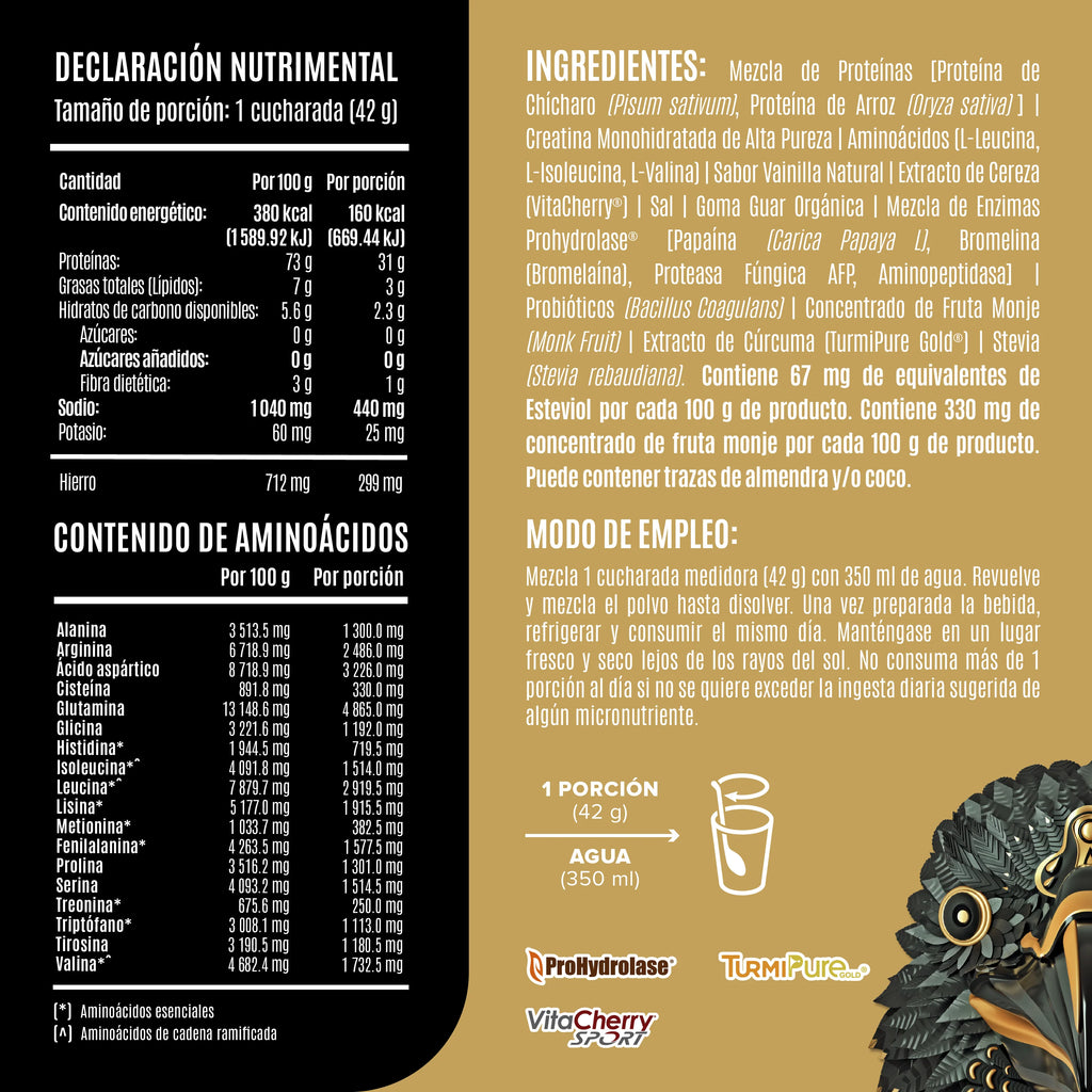 Birdman Proteína Falcon Performance 1.9 kg - Golden Vanilla